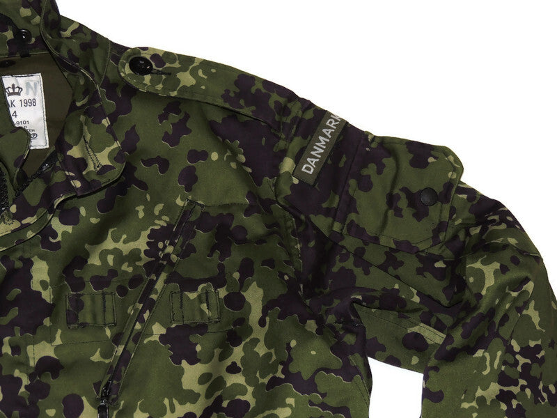 Kurtka Duńska Wojskowa Oryginał Rozmiar 4 kamuflaż M84 zielony flecktarn