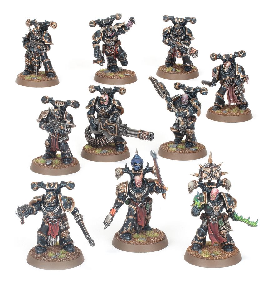 WARHAMMER 40K - CHAOS SPACE MARINES LEGIONARIES