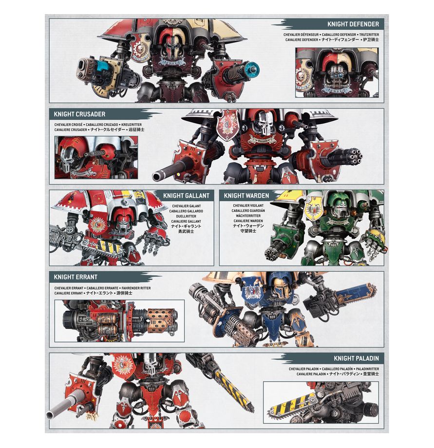Warhammer 40K Imperial Knights: Knight Questoris
