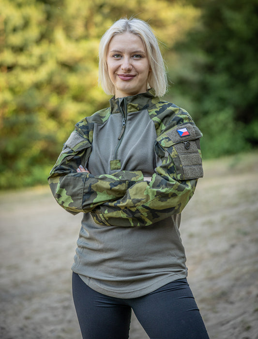 Military tactical blouse Combat Shirt Czech Republic in camouflage vz95 182/92
