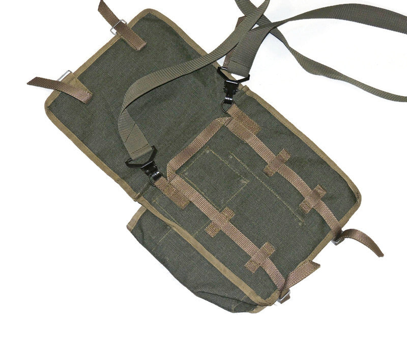 New canvas messenger bag with shoulder strap