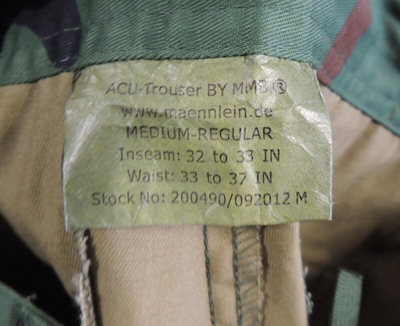 Spodnie ACU w kamuflażu woodland US nowe MMB