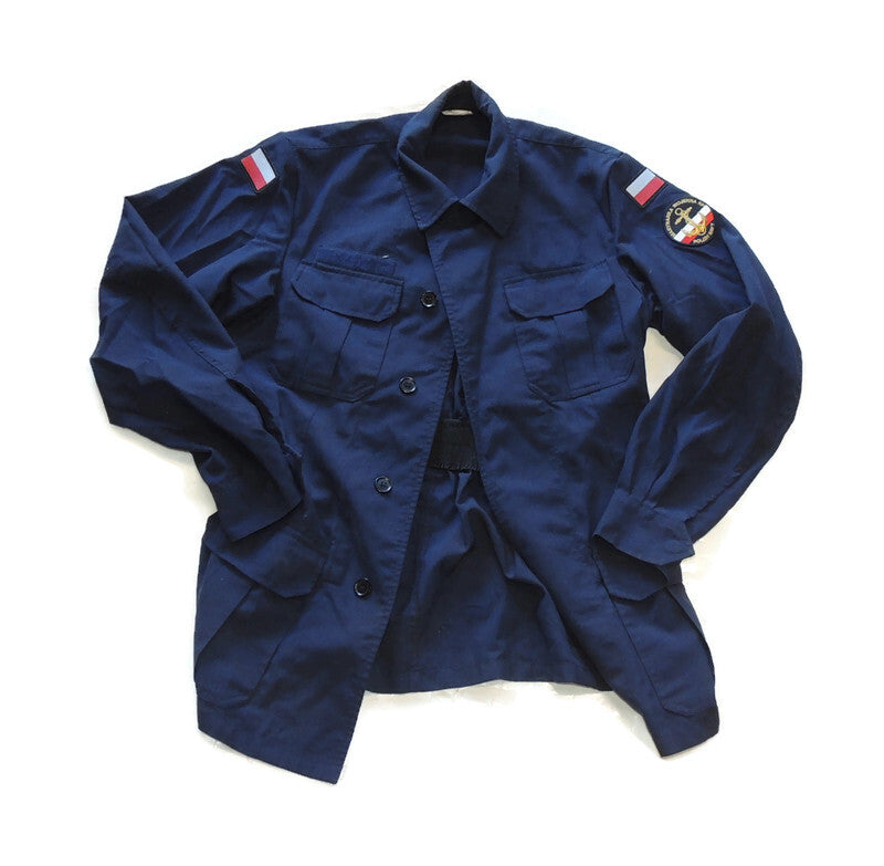 Bluza Wojskowa Granatowa Marynarka Wojenna RP MON Oryginalna 178/92