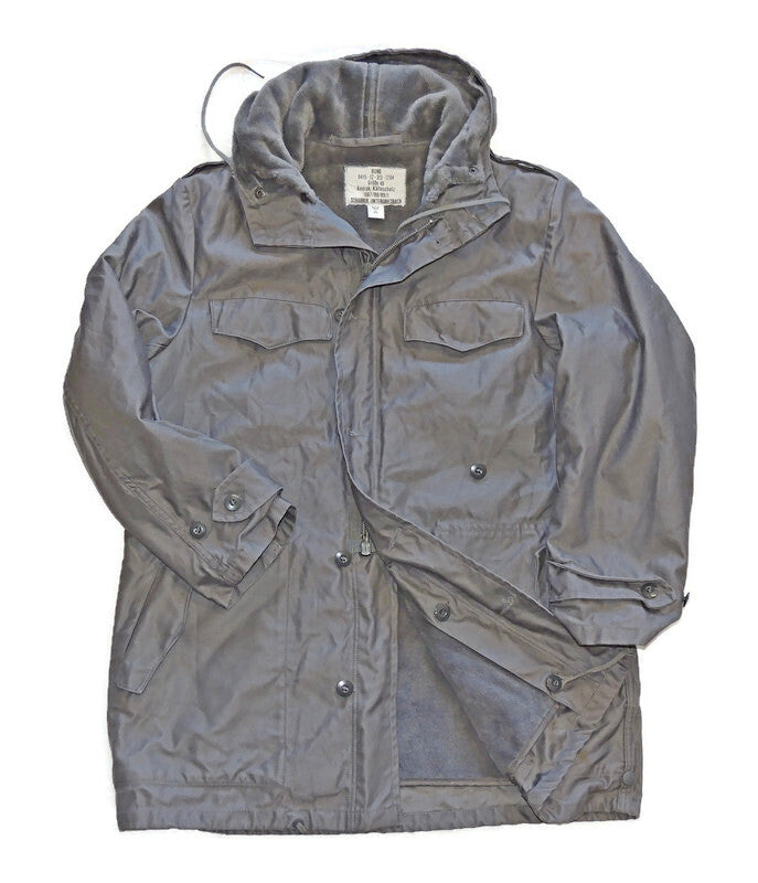 Parka Bundeswehry z Miśkiem Steingrau Szara Gr 48
