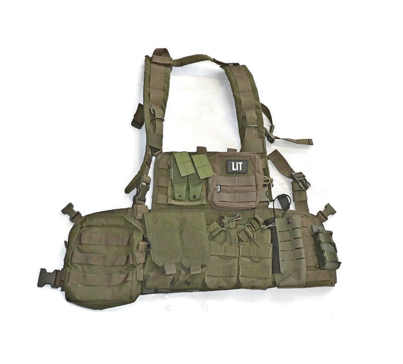 Kamizelka taktyczna Chestrig warrior assault systems Olive z ładownicami
