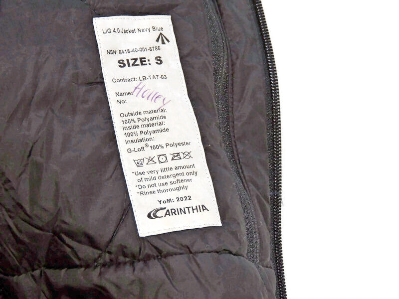 Kurtka Carinthia LIG 4.0 Jacket Navy Blue S Kontrakt