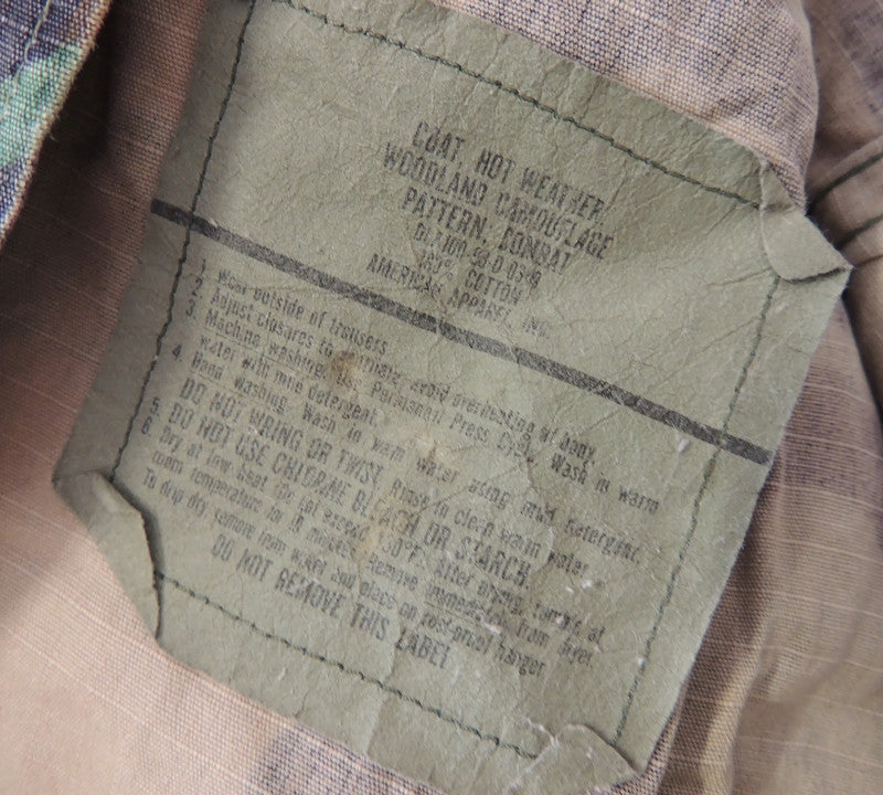 Bluza US Army BDU Woodland Large Long Oryginał Ripstop Cotton