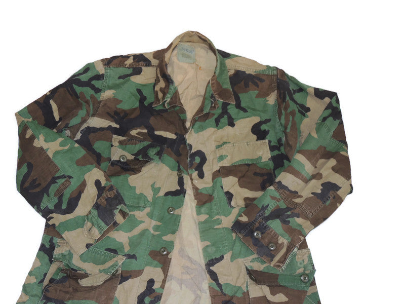 Bluza US Army BDU Woodland Large Long Oryginał Ripstop Cotton