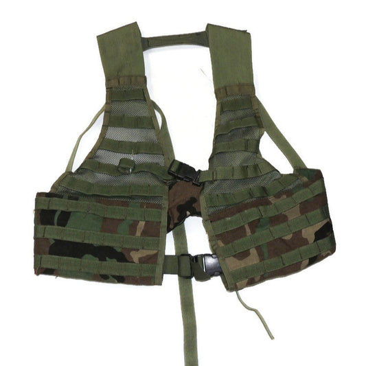 USA FLC Woodland Molle Tactical Vest