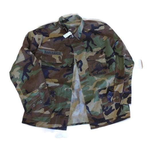 Bluza US Navy BDU Woodland Large Reg SeaBees