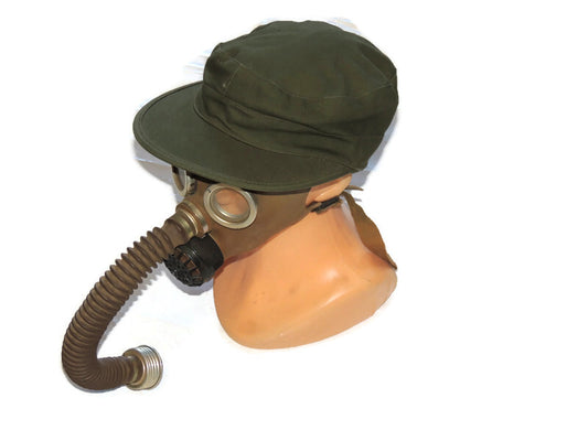 US Army Korea M-43 Cap Field Cotton OD With Visor 7