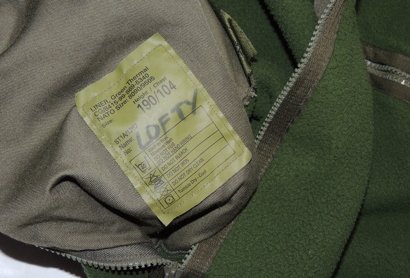 Green Thermal Brytyjski Polar Wojskowy 190/104
