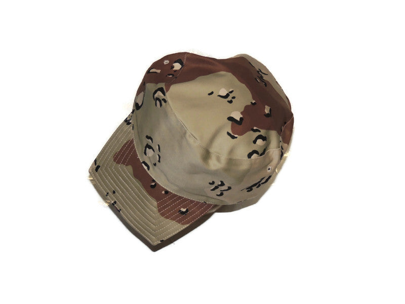 Czapka 6 color Chocolate Chip w kroju francuskim retro r59 NOWA