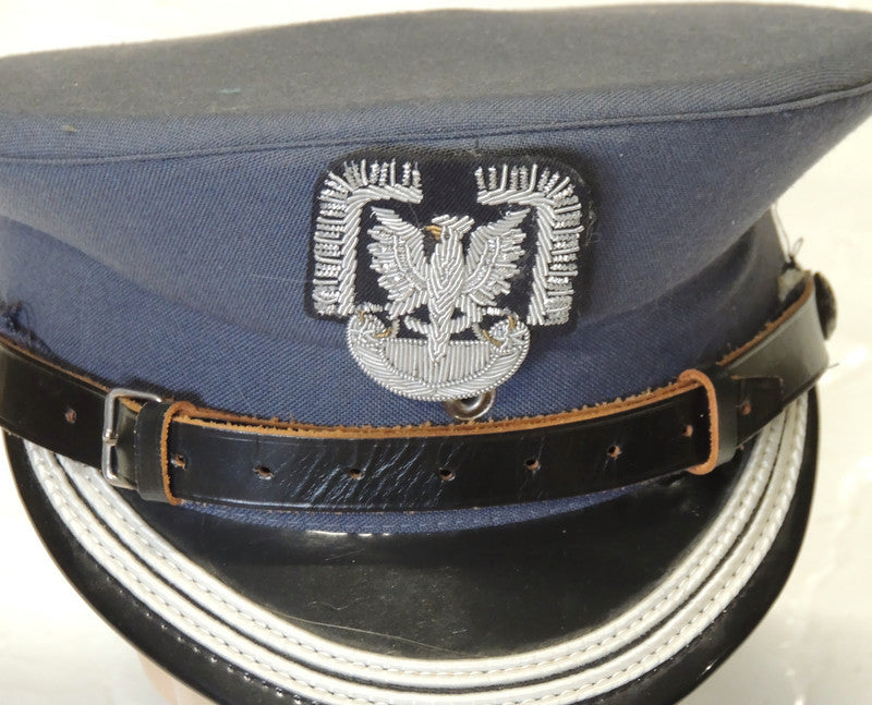 Czapka garnizonowa Wojska Polskiego Lotnictwo 53 cm z orłem