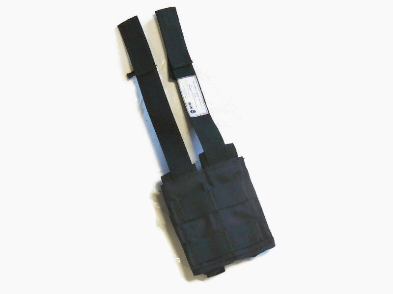 Doppelte 40-mm-Molle-Pals-NFM-Tasche, Schwarz, Klettverschluss