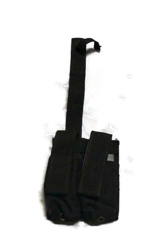 Double 9mm Molle Pals NFM Pouch, Black, Velcro