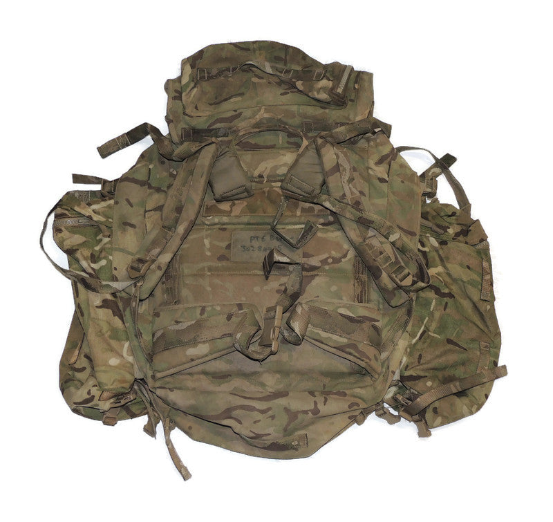 MTP Bergen INF Kurzer Rucksack mit Cordura-Taschen, Militär