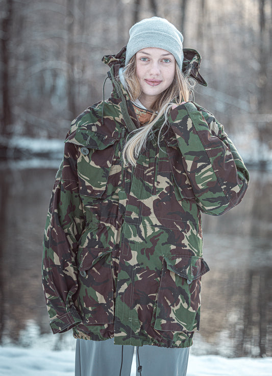 Kurtka wojskowa Brytyjska Smock Windproof kaptur DPM 180/96