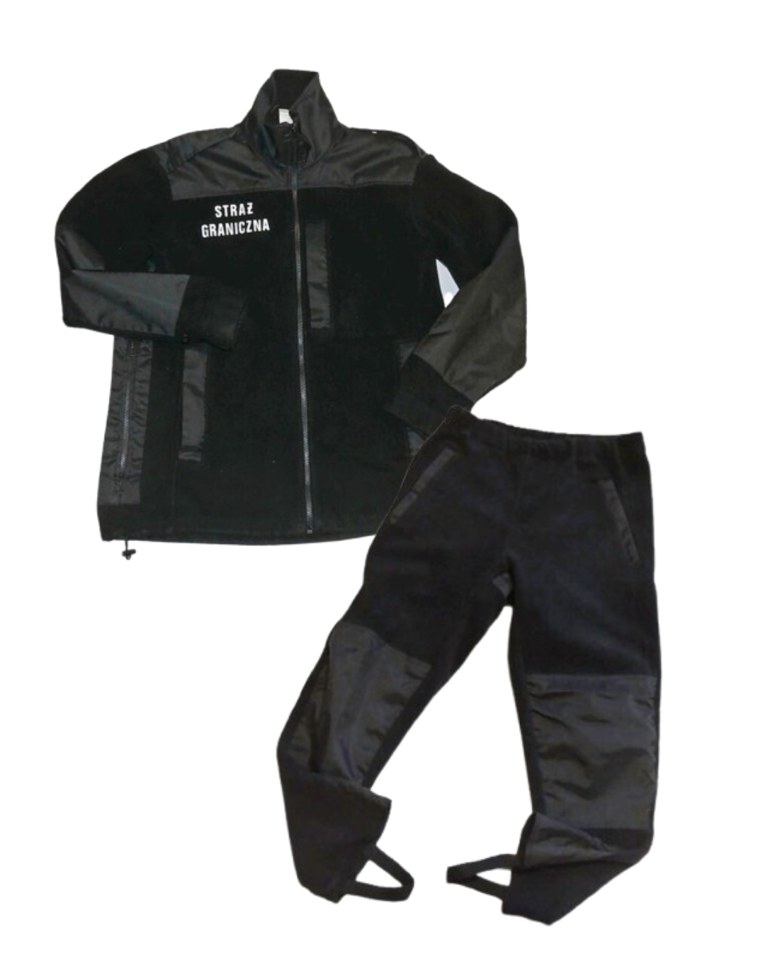 Fleece-Wärmeset für Grenzschutzbeamte, Hose und Sweatshirt (mittelgroß)