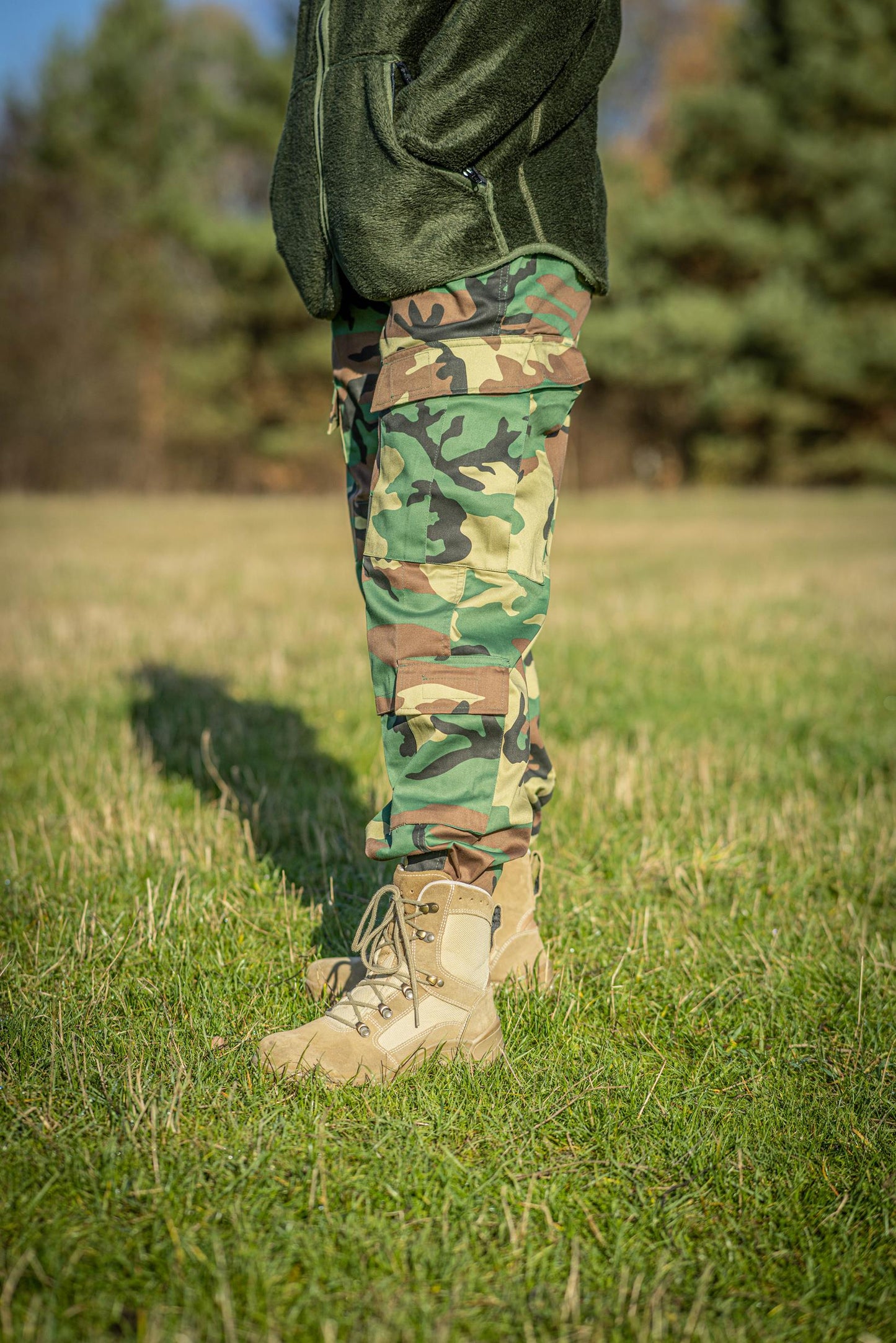 Spodnie ACU w kamuflażu woodland US nowe MMB