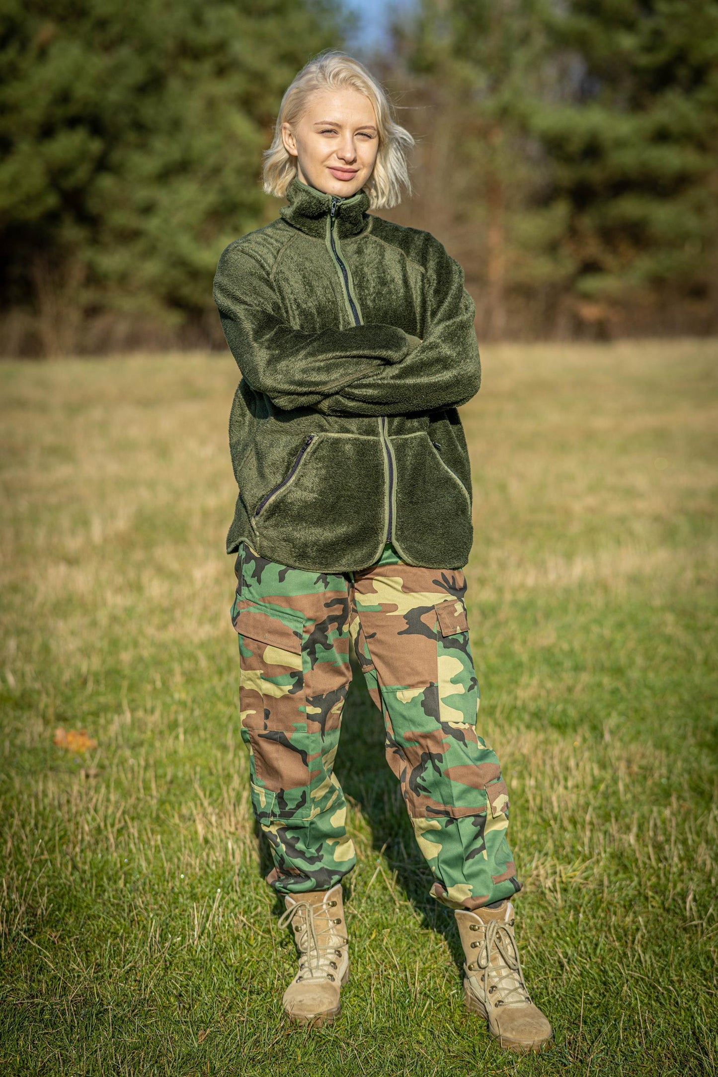 Spodnie ACU w kamuflażu woodland US nowe MMB