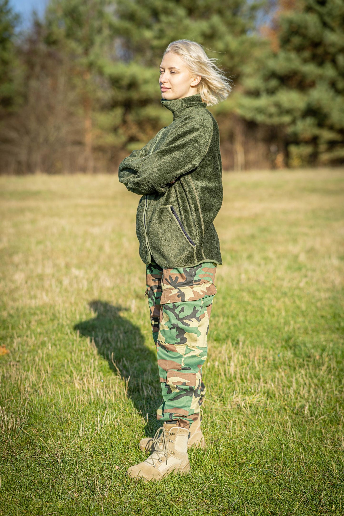 Spodnie ACU w kamuflażu woodland US nowe MMB