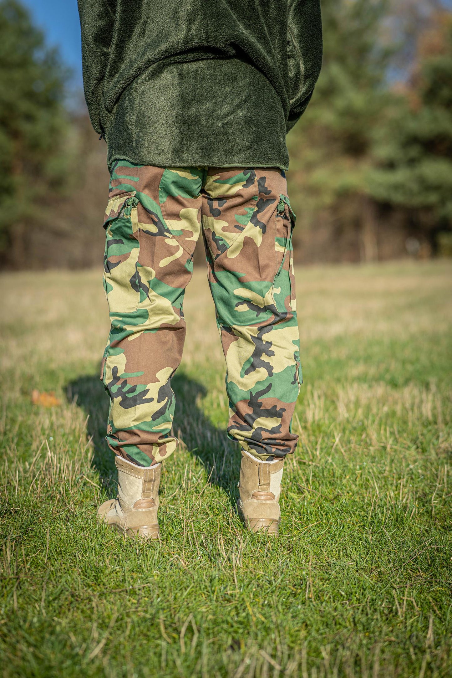 Spodnie ACU w kamuflażu woodland US nowe MMB