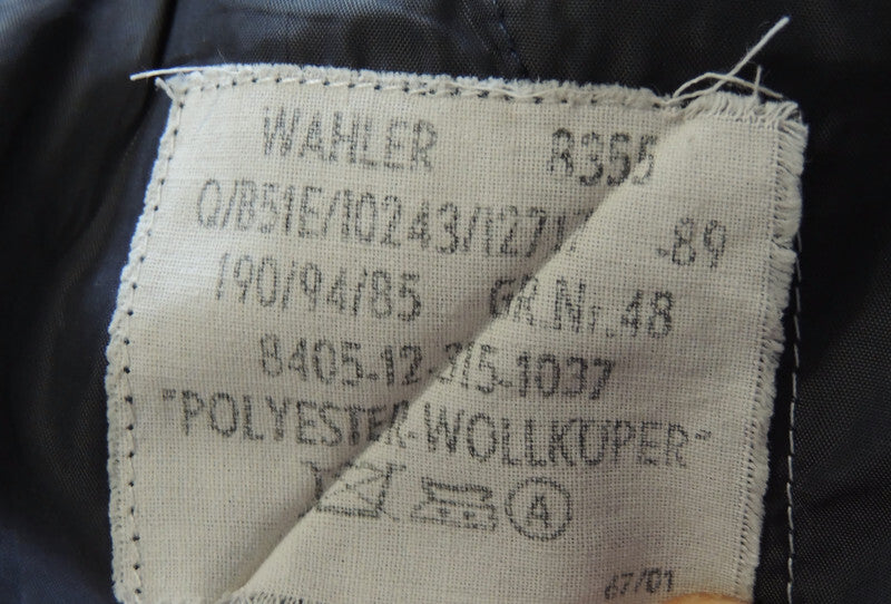 Spodnie Galowe Luftwaffe Bundeswehr Oryginalne Granatowe