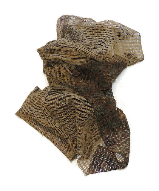 Duży szal snajperski z siatki, w kamuflażu Flecktarn khaki