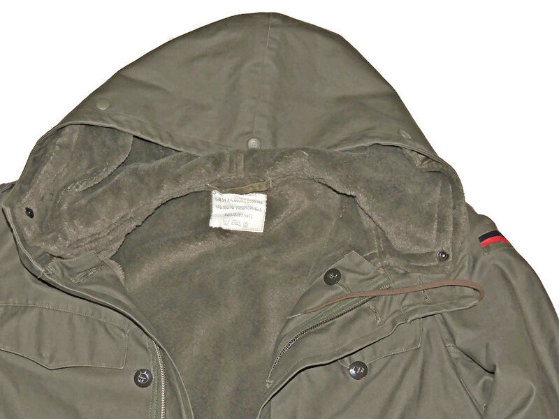 Parka Bundeswehry z Miśkiem Khaki Oryginalna Gr 5