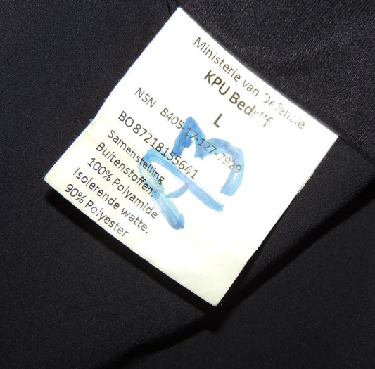 Kurtka wojskowa holenderska ocieplana puchowa Navy Blue L Kontrakt