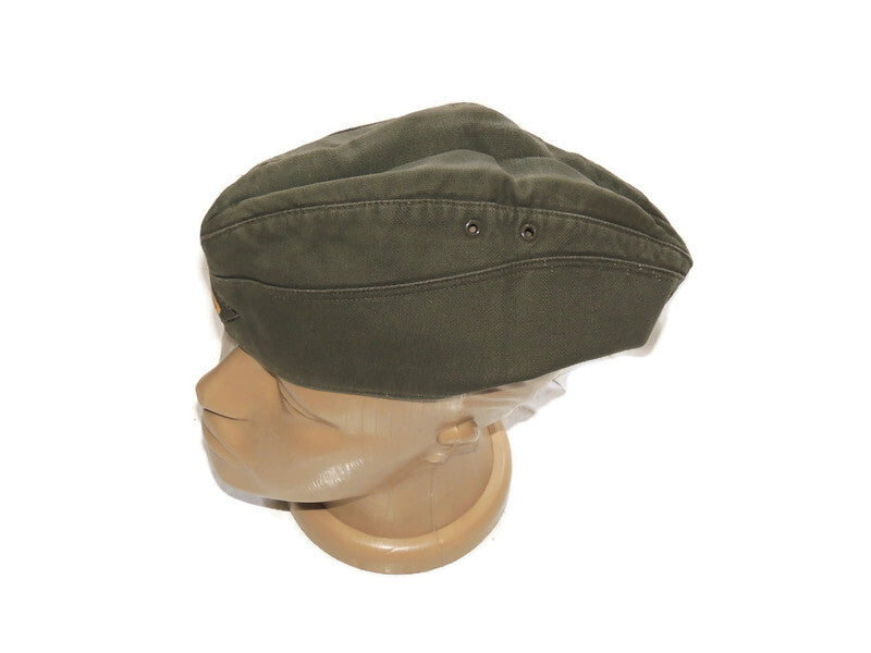 Deutsche HBT-Feldmütze Khaki Gr. 59 cm 1982