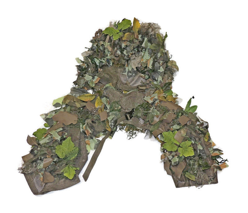 Ghillie Viper Hood na siatce konstrukcyjnej strzelec wyborowy liście LAS