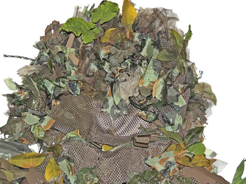 Ghillie Viper Hood na siatce konstrukcyjnej strzelec wyborowy liście LAS