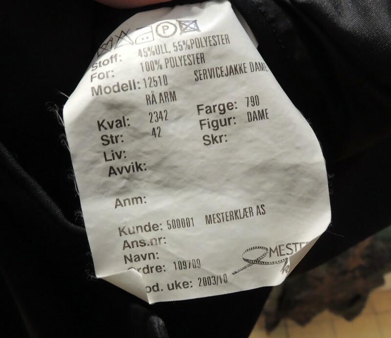 Bluza marynarki morskiej z rangą damska.