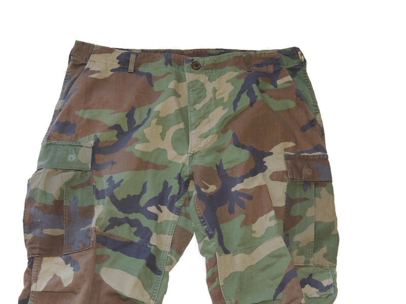 Spodnie BDU US Army Woodland Twill rozmiar XLarge Short rocznik 1981