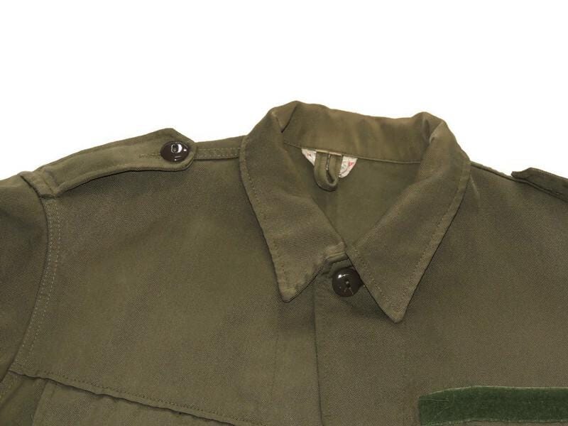 Österreichisches Bundesheer Feuerwehrhemd Enzerkirchen Buttondown OD Grün Original