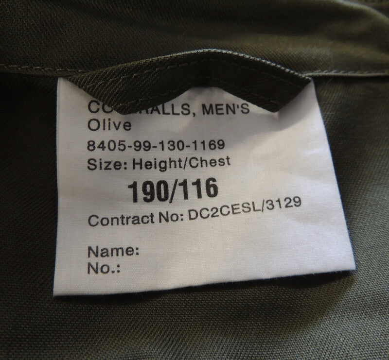 Oryginalny brytyjski kombinezon wojskowy męski khaki rozmiar 190/116