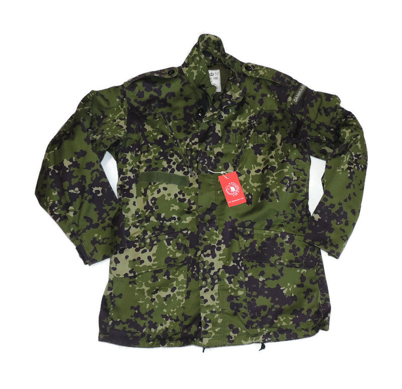 Kurtka Duńska Wojskowa Oryginał Rozmiar 4 kamuflaż M84 zielony flecktarn