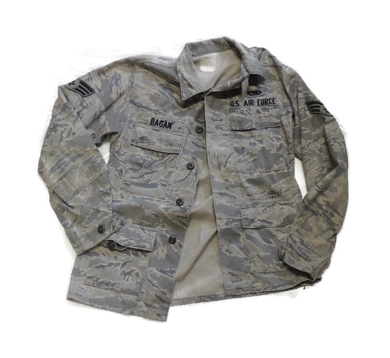 Oryginalna bluza mundurowa US Air Force ABU Digital Tiger Stripe rozmiar 44R