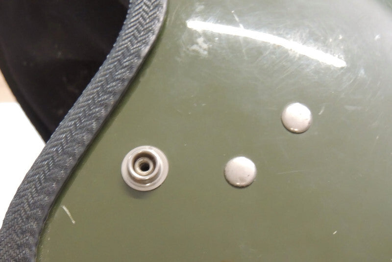 Kask motocyklowy wojskowy brytyjski rozmiar M Olive