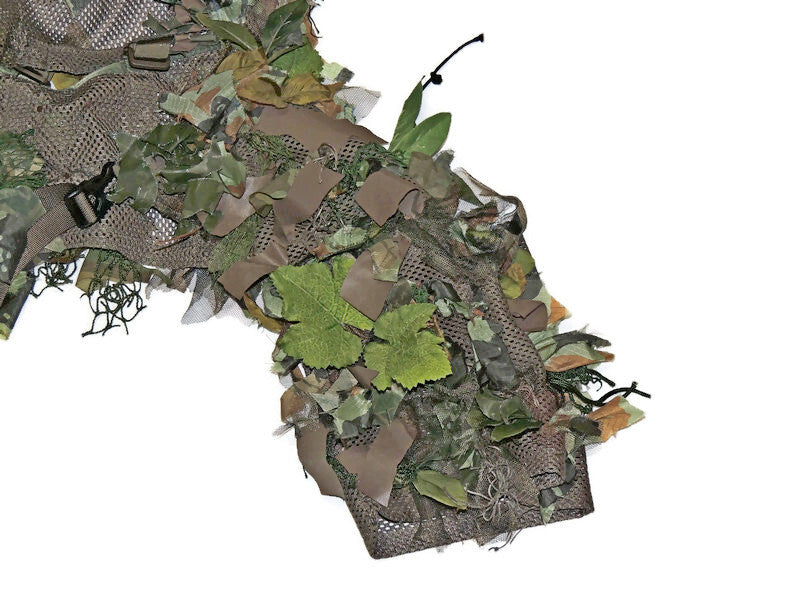 Ghillie Viper Hood na siatce konstrukcyjnej strzelec wyborowy liście LAS