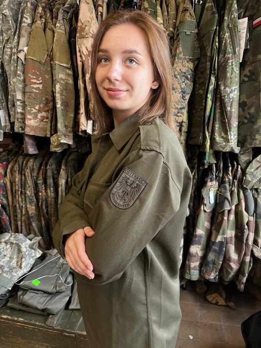 Kurtka polowa M75 Austrian OD zielona oryginalna 104u108 I/II